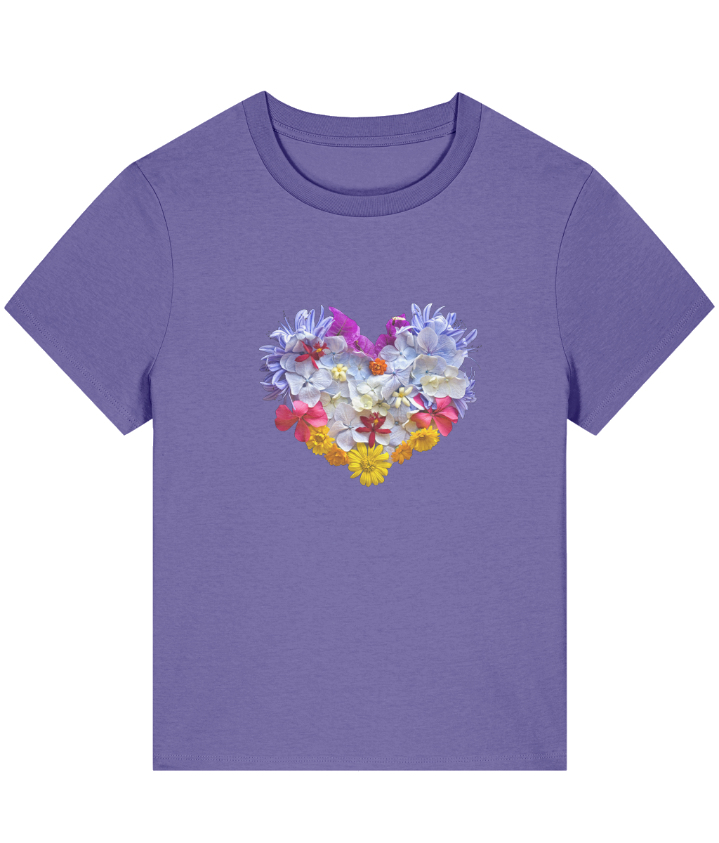 "Blooming Heart"  Relaxed Women's T-shirt