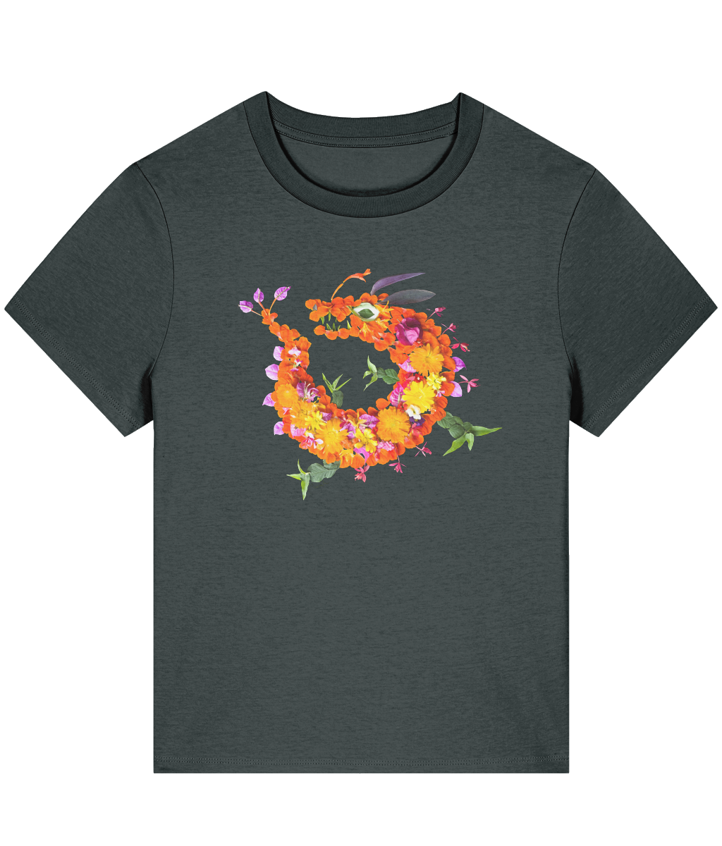 "Floral Dragon" Oversized T-Shirt