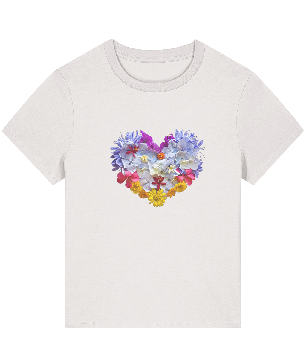 "Blooming Heart"  Relaxed Women's T-shirt