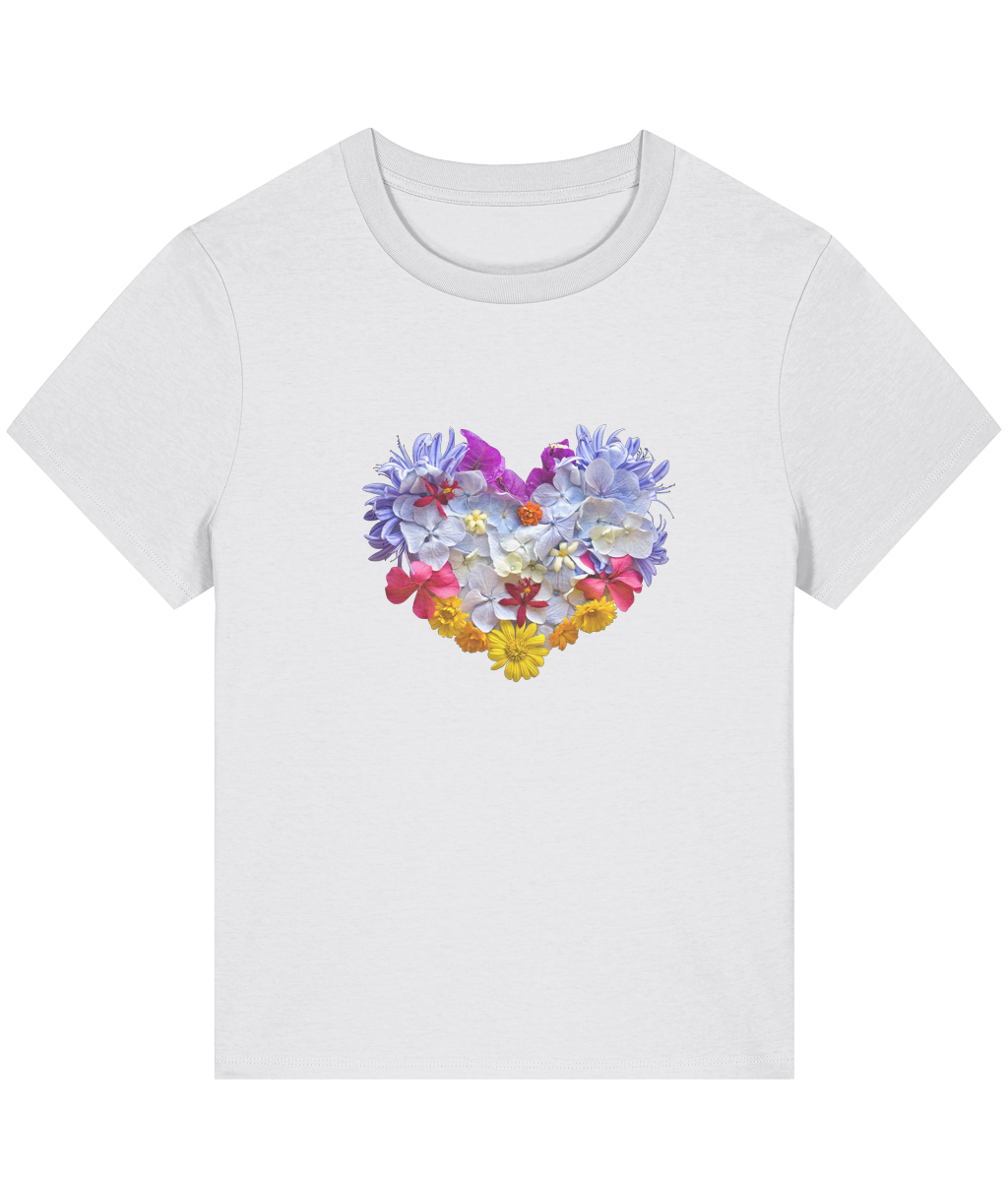 "Blooming Heart"  Relaxed Women's T-shirt