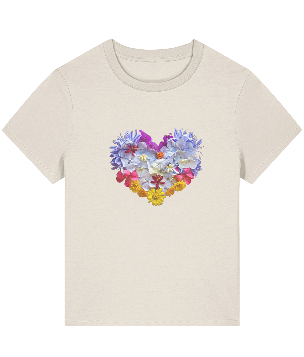 "Blooming Heart"  Relaxed Women's T-shirt