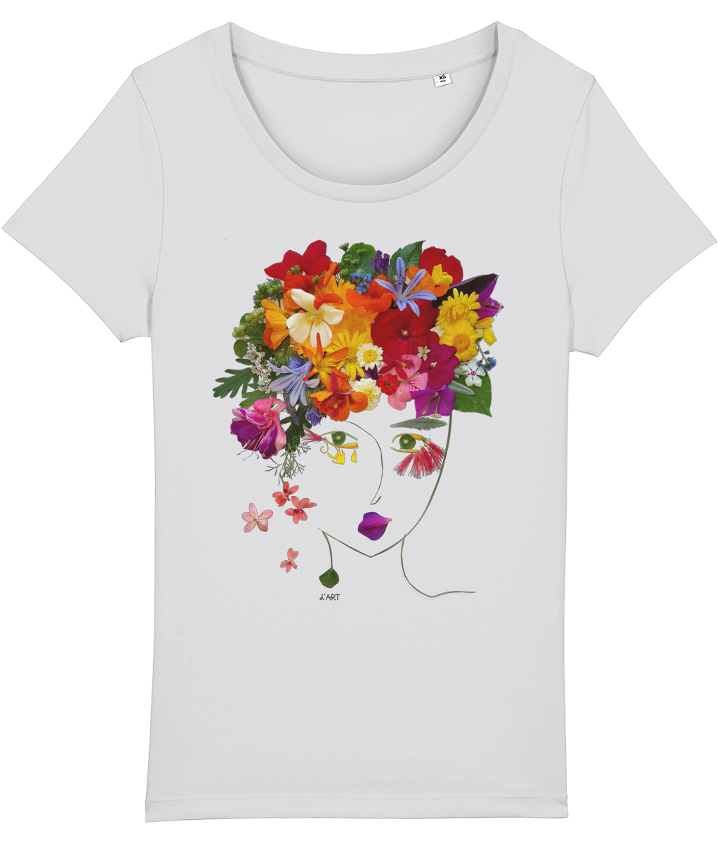 "Flower Lady" Light Weight T-Shirt