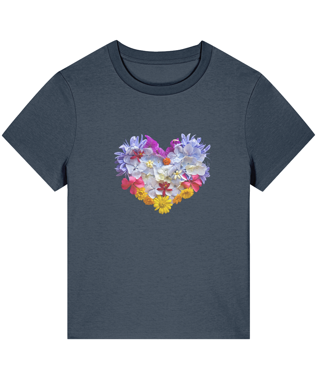 "Blooming Heart"  Relaxed Women's T-shirt