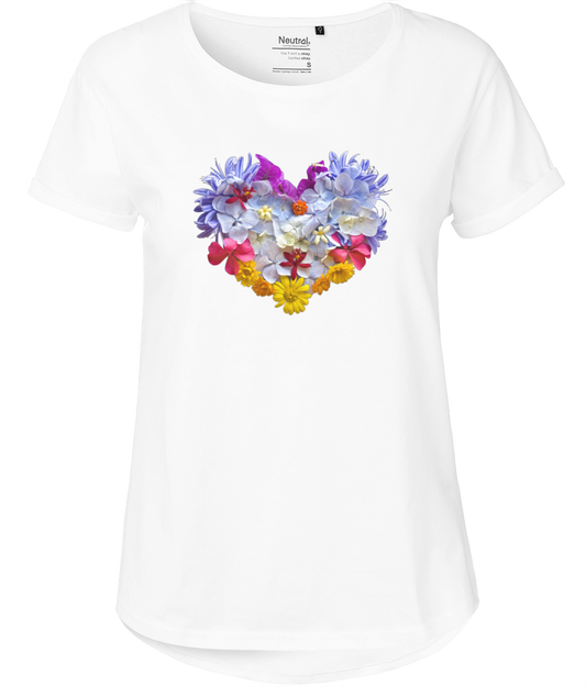 "Blooming Heart" Body Fit T-Shirt