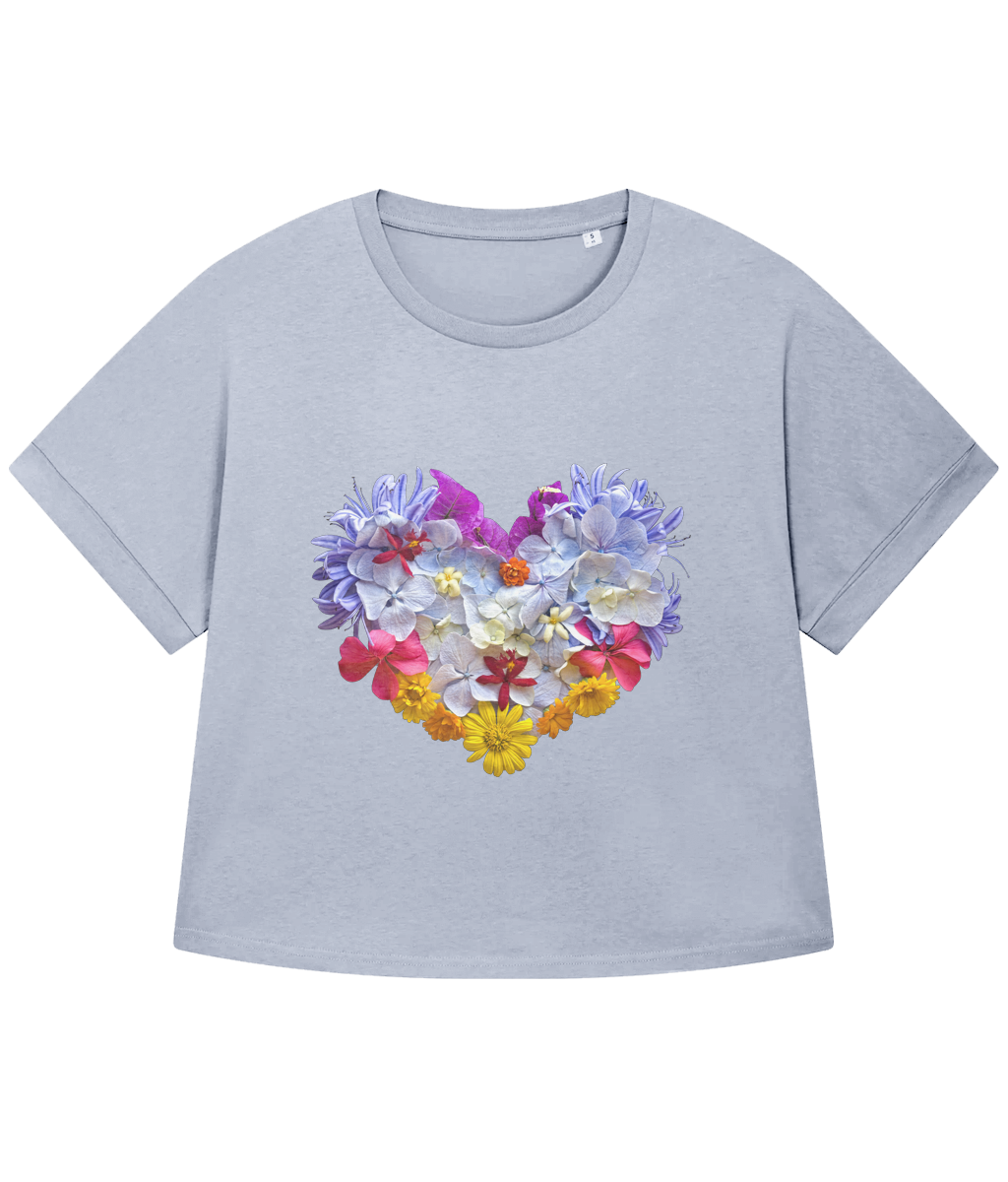 "Blooming Heart" Oversized T-shirt