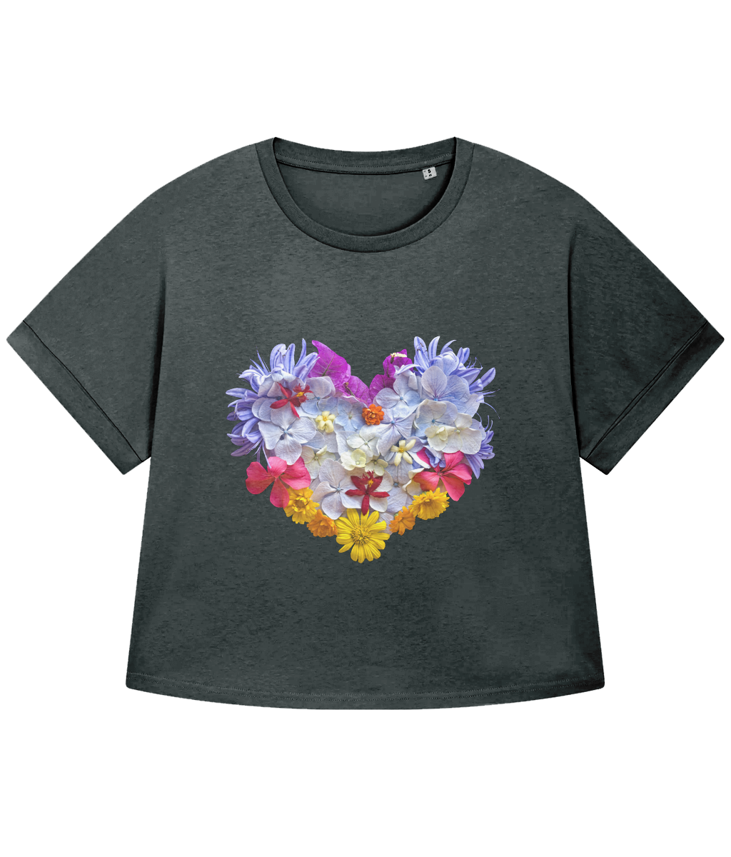 "Blooming Heart" Oversized T-shirt