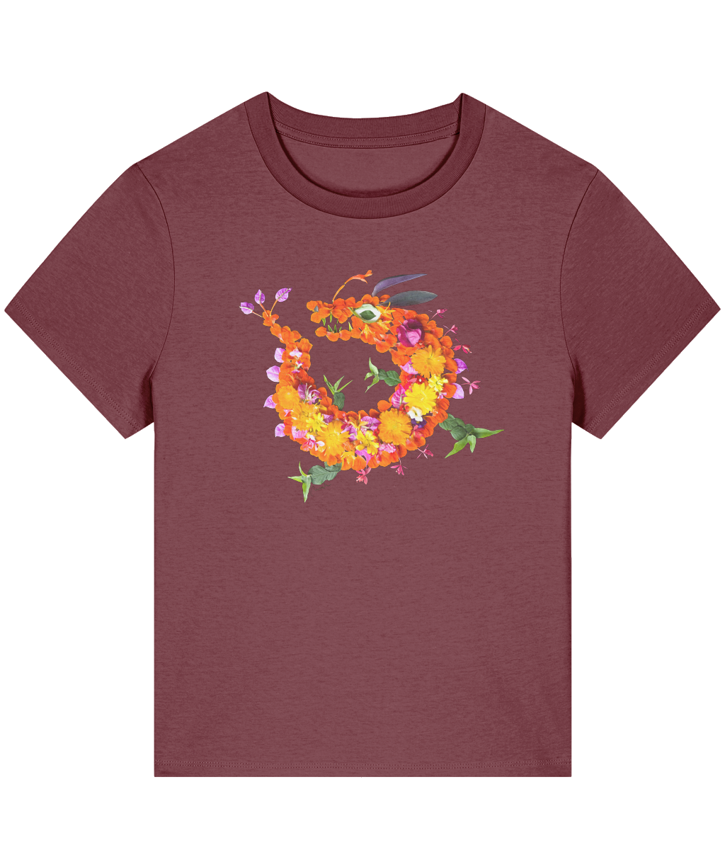 "Floral Dragon" Oversized T-Shirt