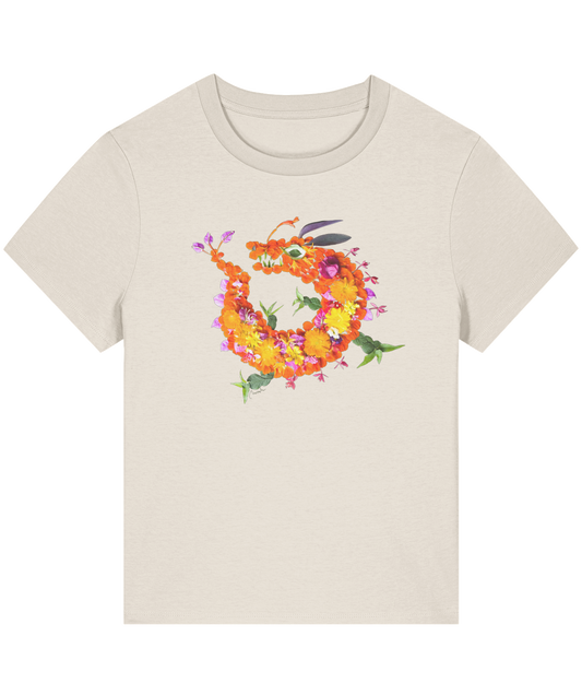 "Floral Dragon" Loose Fit T-Shirt