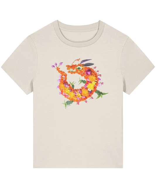 "Floral Dragon" Oversized T-Shirt