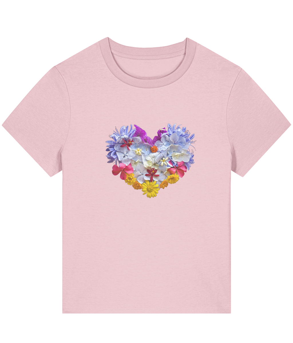 "Blooming Heart"  Relaxed Women's T-shirt