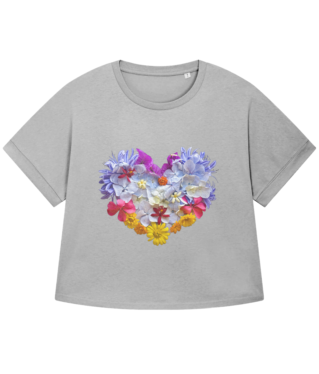 "Blooming Heart" Oversized T-shirt