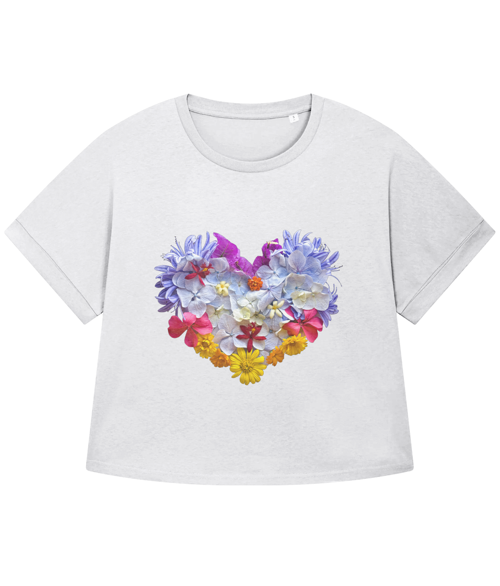 "Blooming Heart" Oversized T-shirt