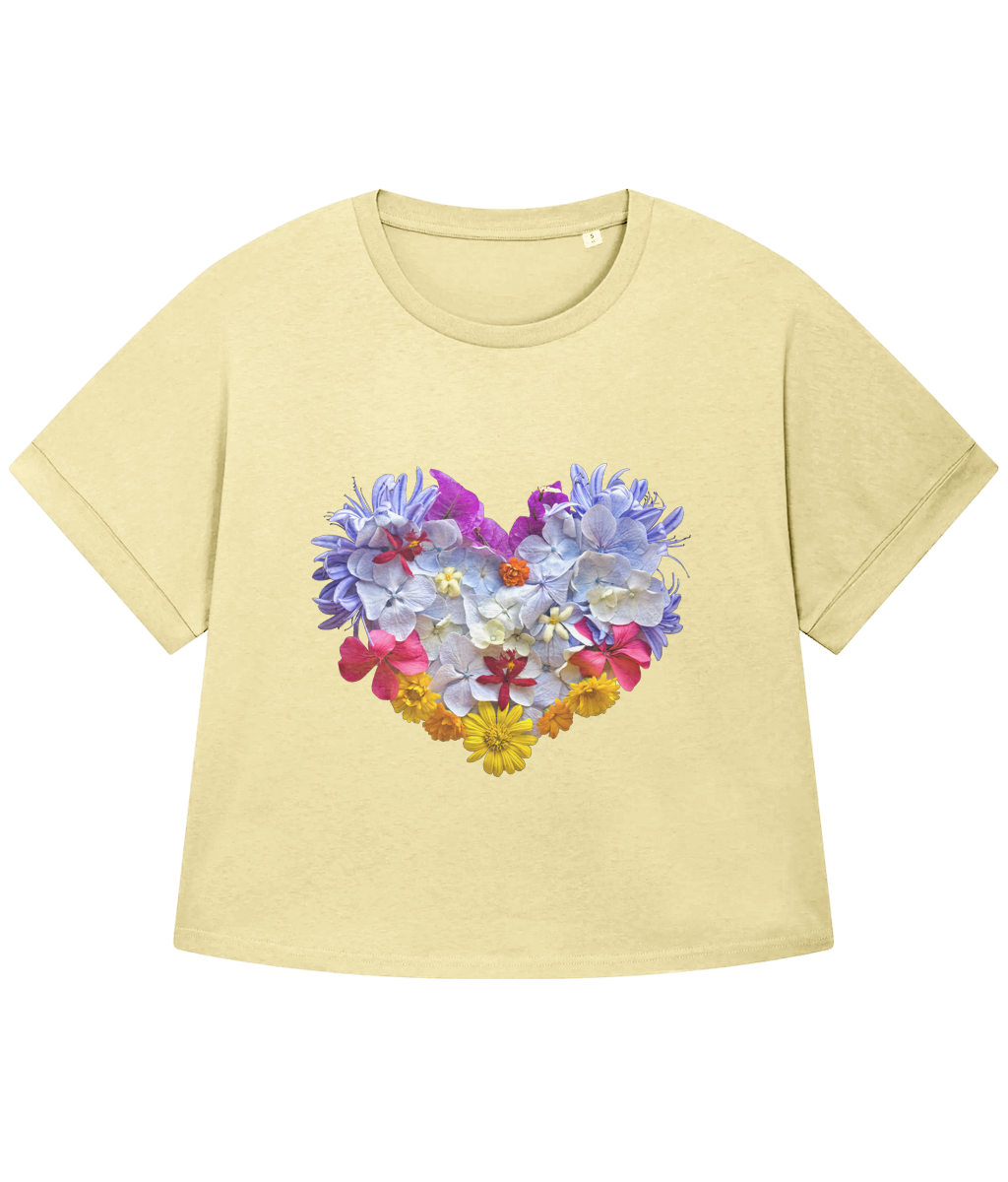 "Blooming Heart" Oversized T-shirt