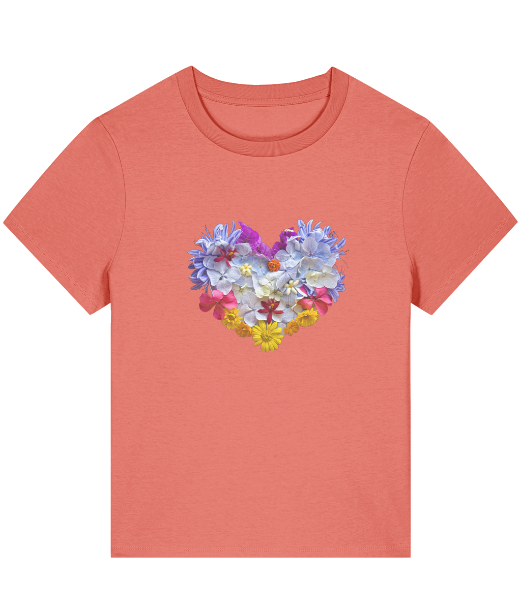 "Blooming Heart"  Relaxed Women's T-shirt