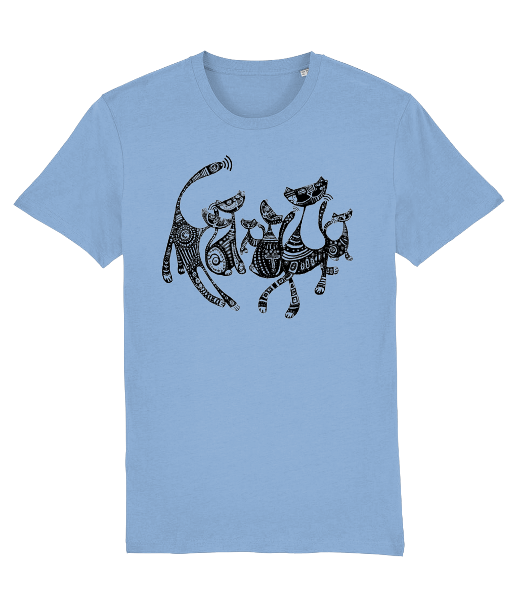 "WiFi Cats" Medium-Weight T-shirt