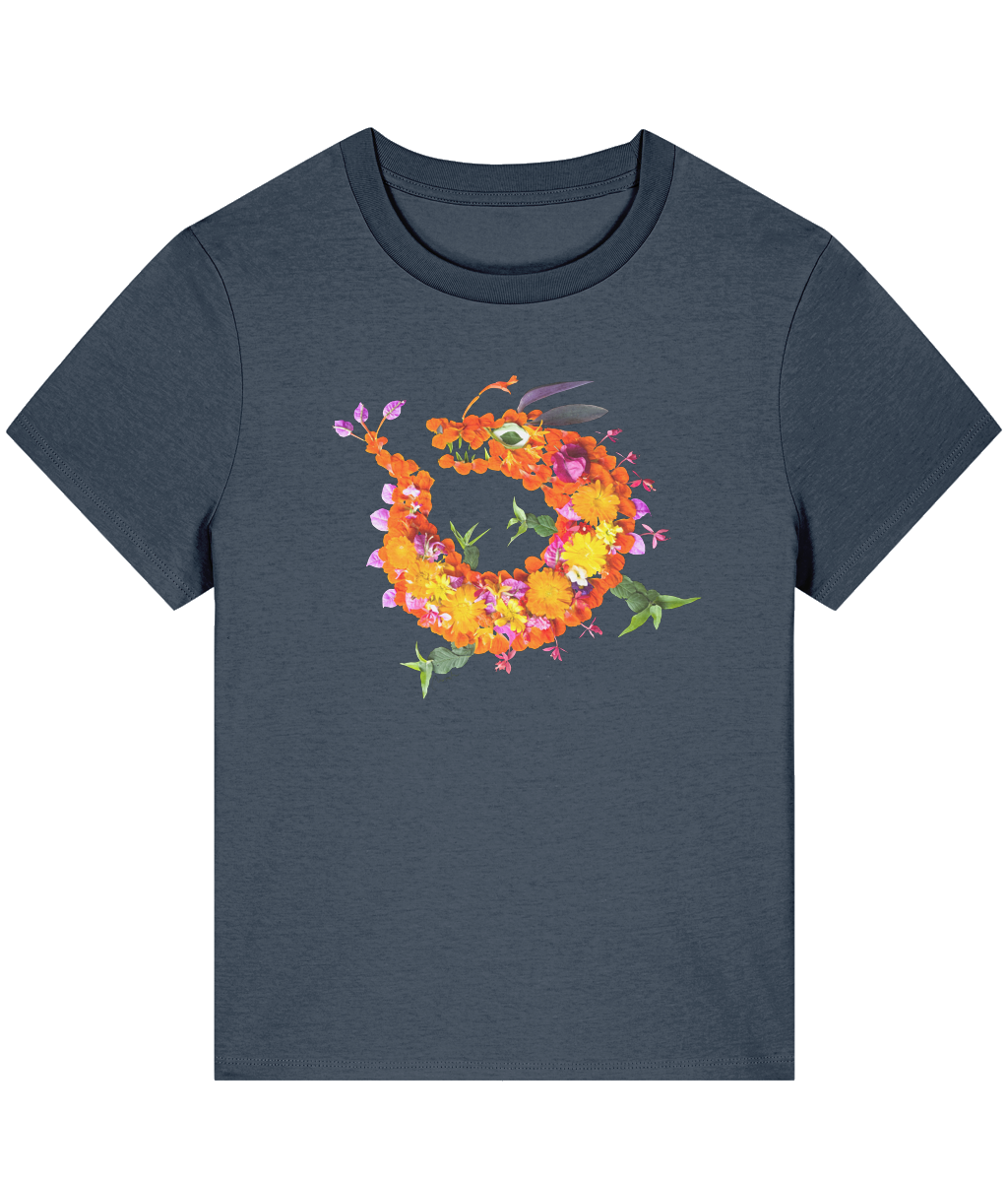 "Floral Dragon" Oversized T-Shirt