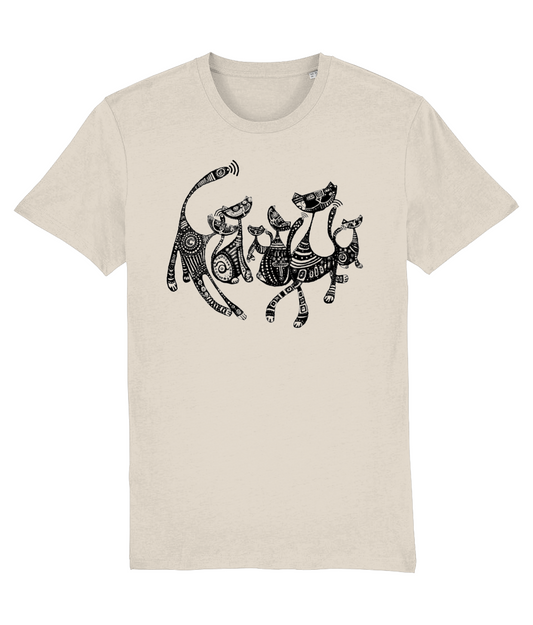 "WiFi Cats" Organic Cotton T-Shirt