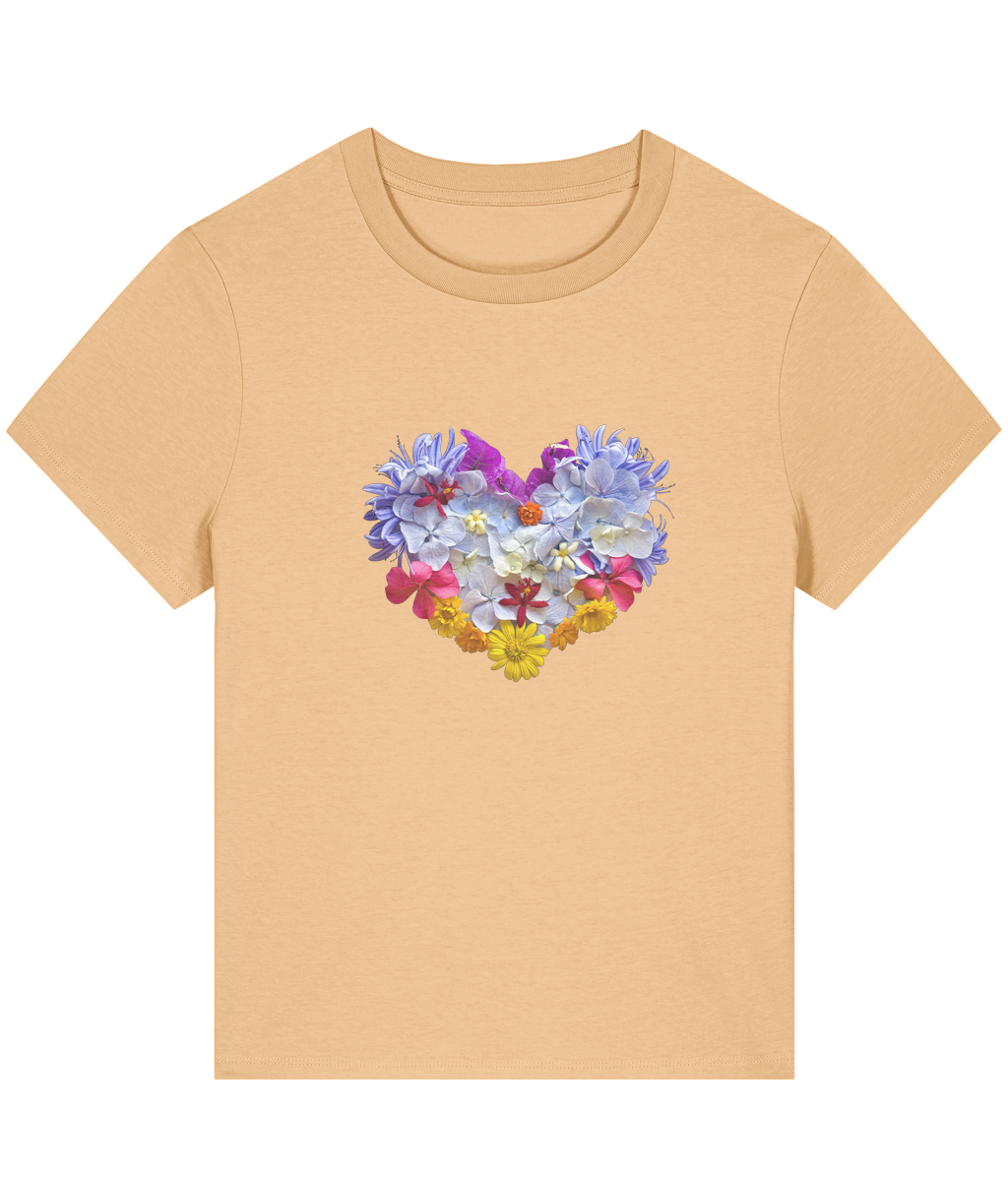 "Blooming Heart"  Relaxed Women's T-shirt