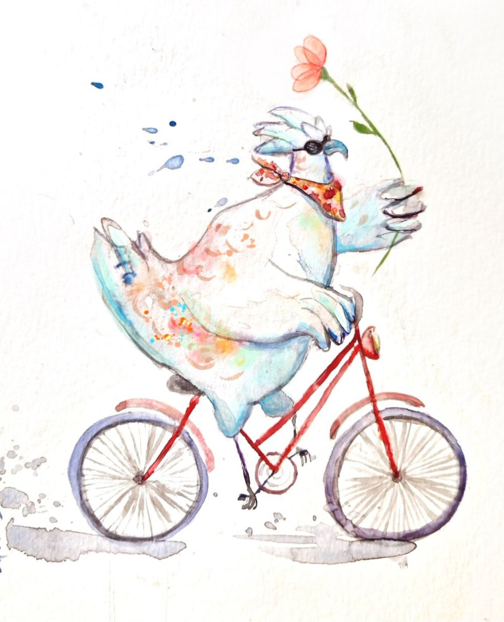 Bringing you Flower 19X19 Watercolor