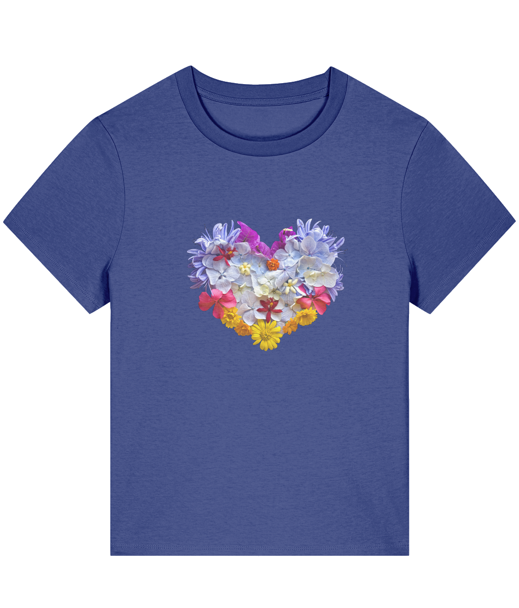 "Blooming Heart"  Relaxed Women's T-shirt