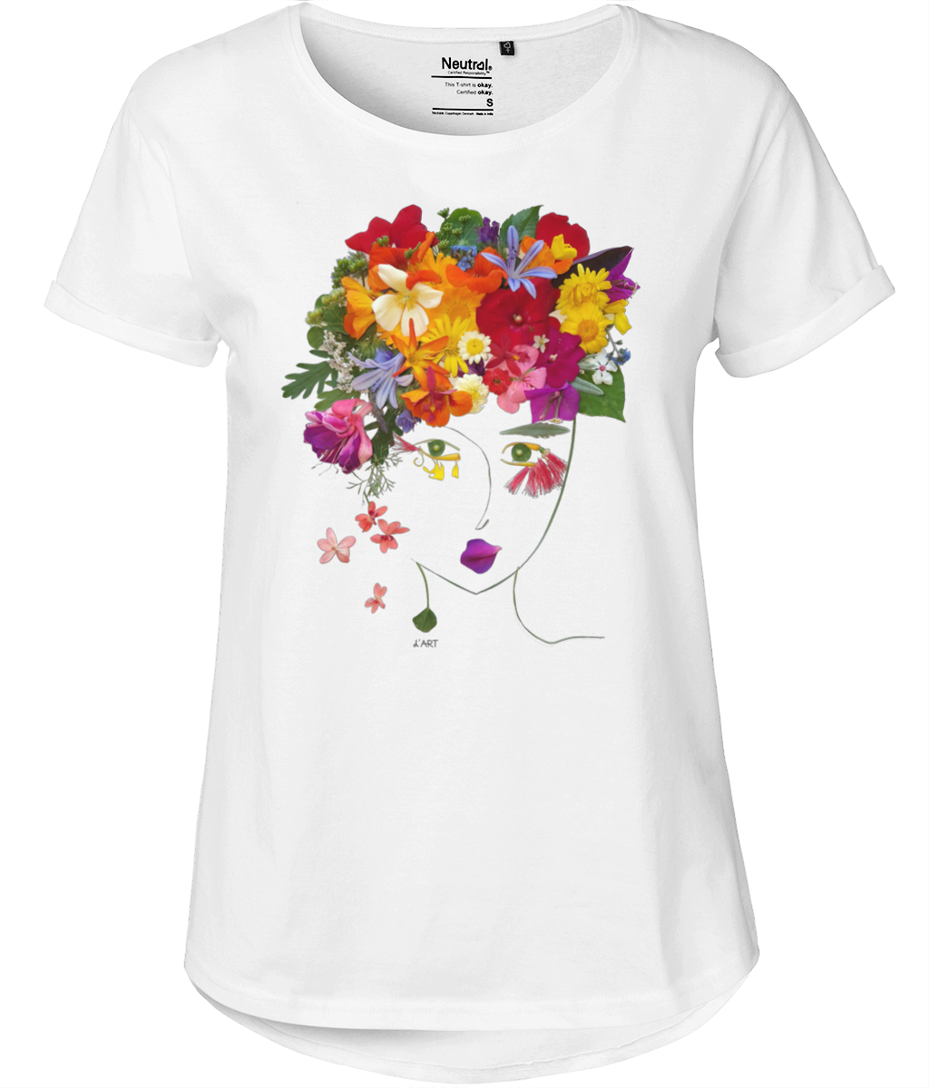 "My Flowery Perfume" Body Fit T-Shirt