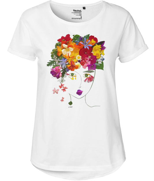 "My Flowery Perfume" Body Fit T-Shirt