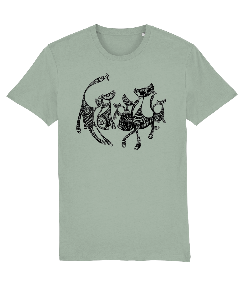 "WiFi Cats" Medium-Weight T-shirt