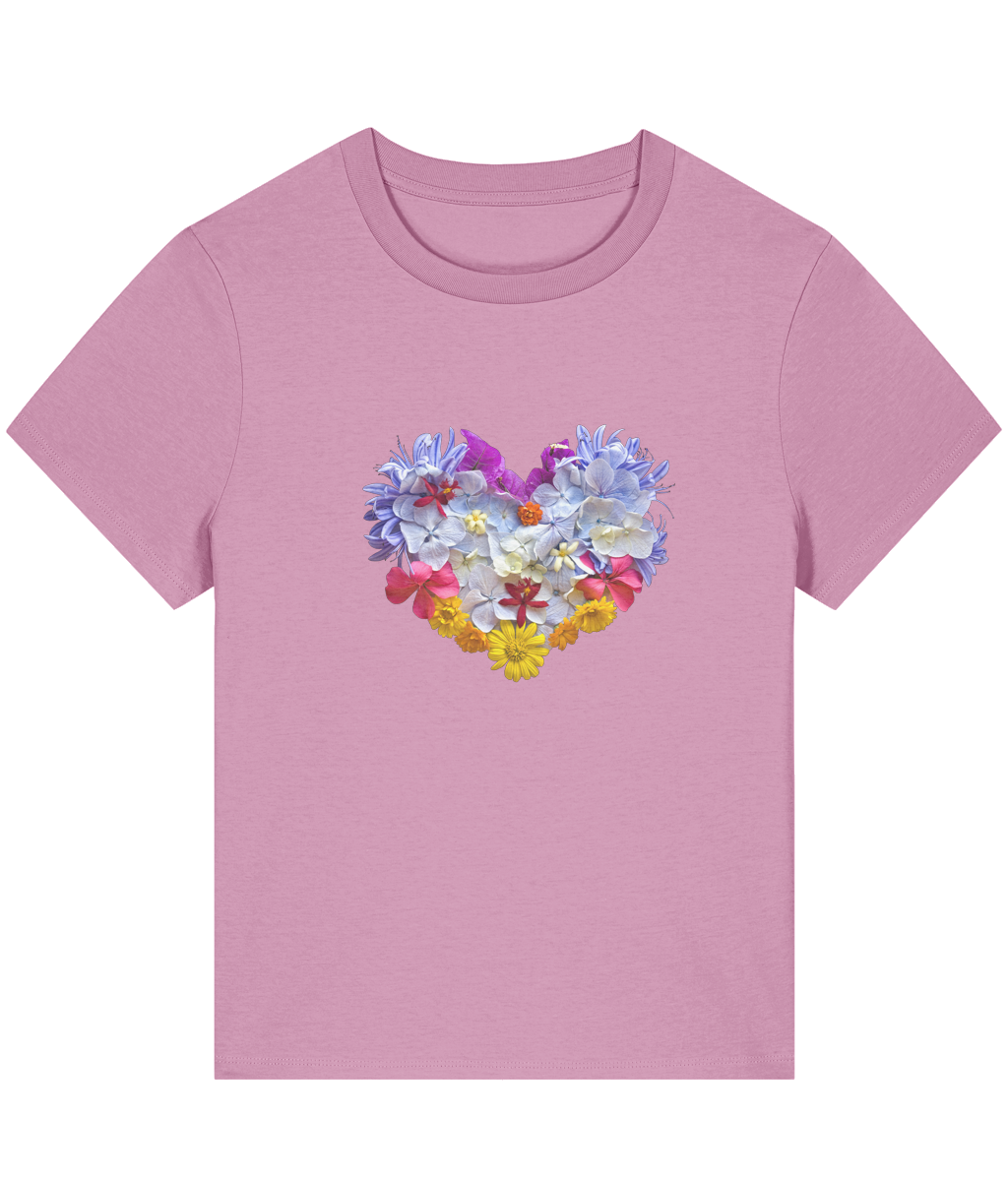 "Blooming Heart"  Relaxed Women's T-shirt