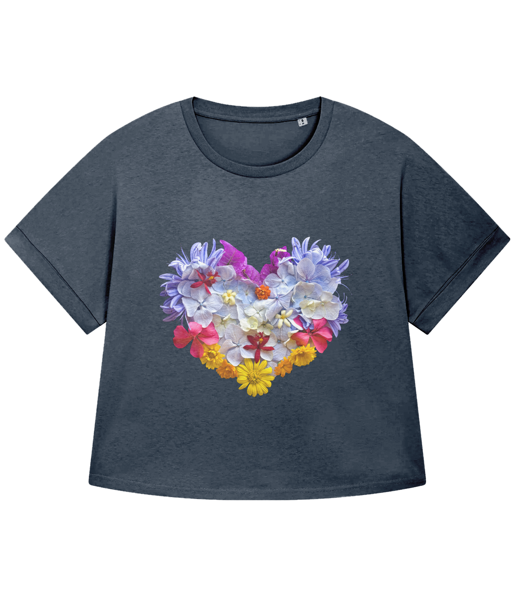 "Blooming Heart" Oversized T-shirt