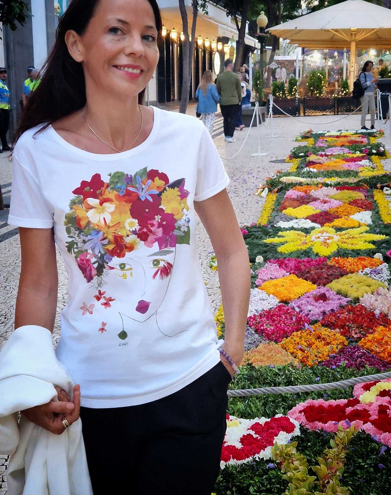 "Flower Lady" Light Weight T-Shirt