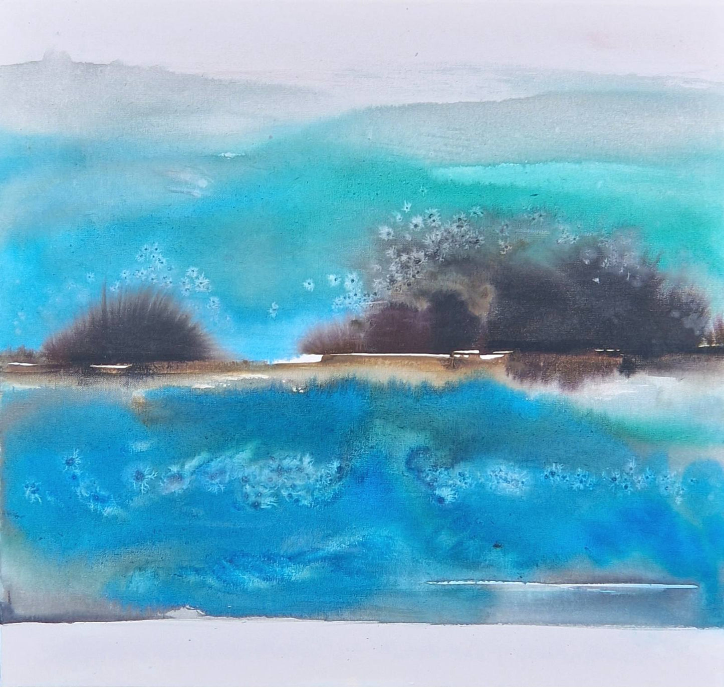 Turquoise Escape 60X60 Acrylic